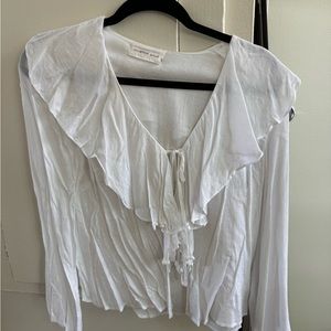 Women's white blouse